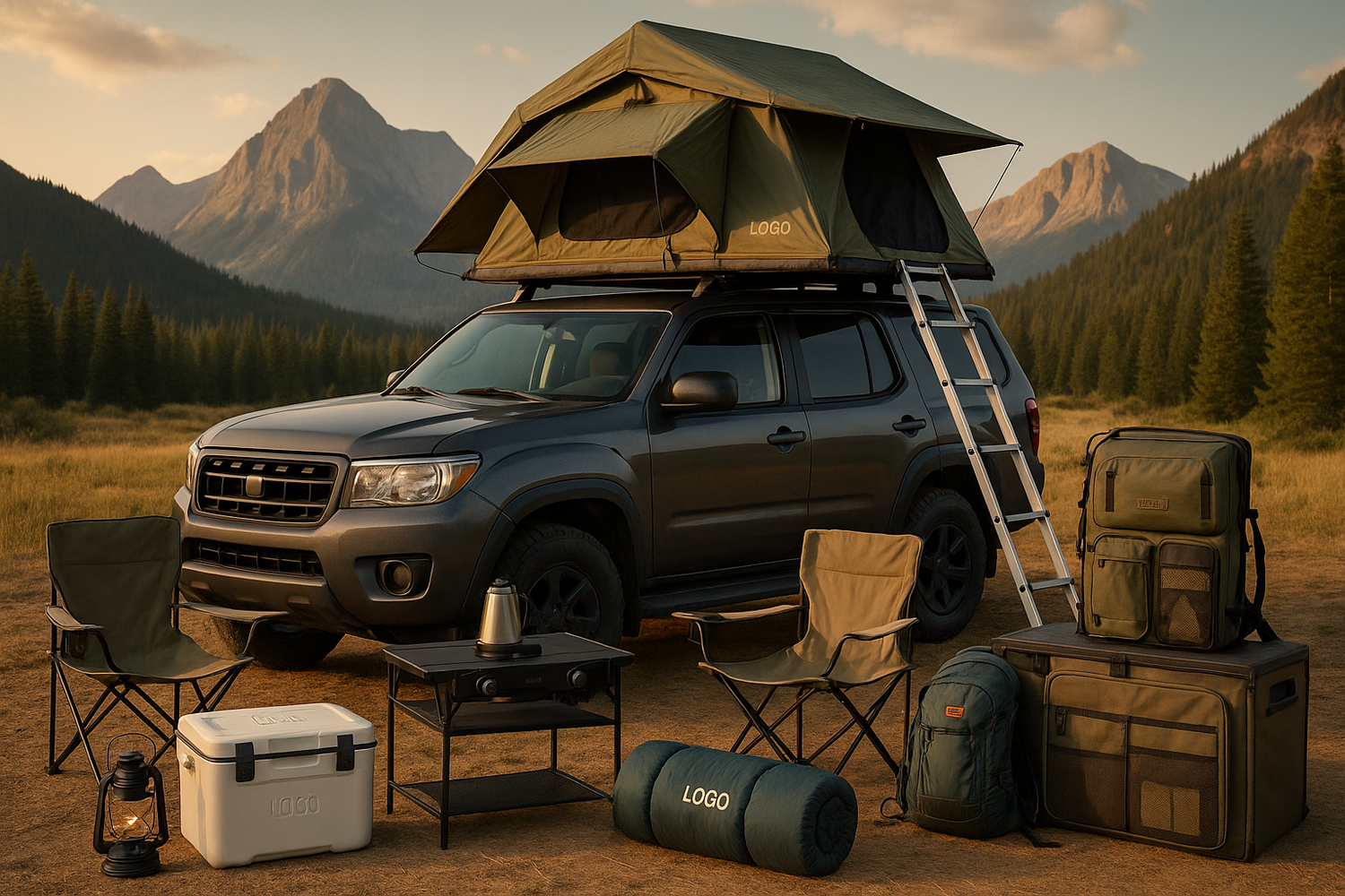 Camping & Outdoor Accessories Collection. Brand, Camping Equipments and Accessories Images.
