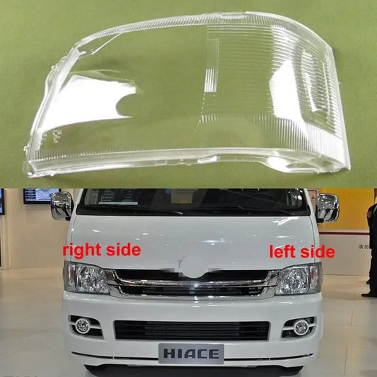 Headlight Cover Lens for 2005 Toyota Hiace | Transparent Headlamp Shell Lampshade Replacement | Clear Plexiglass Light Cover