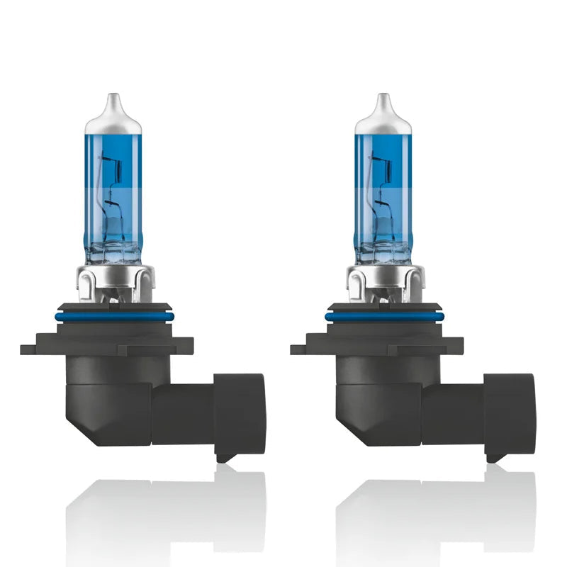 Two Osram car light bulbs on a white background