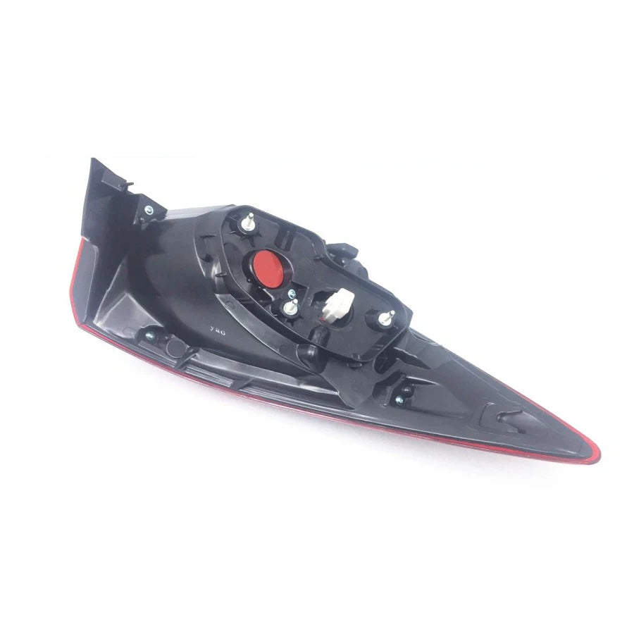 Car headlight assembly on a white background