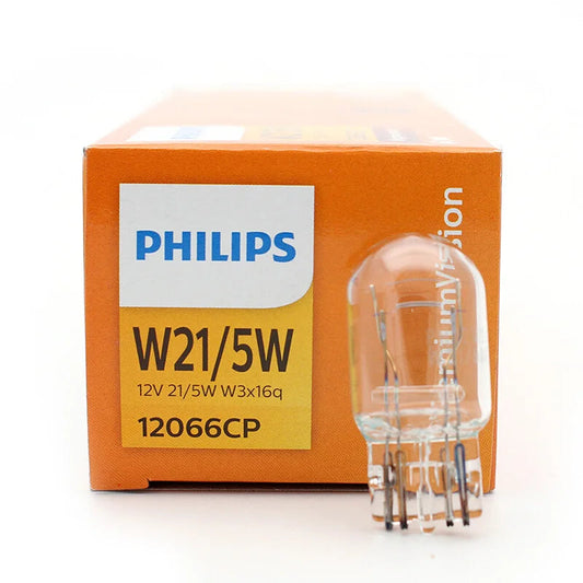 Philips car bulb and packaging on a white background