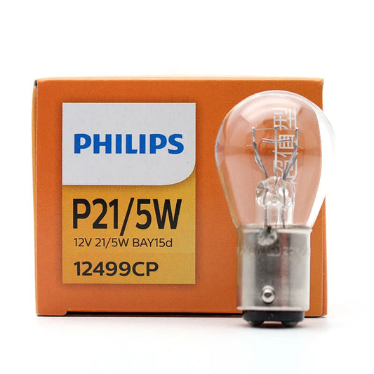 Philips car bulb and packaging on a white background