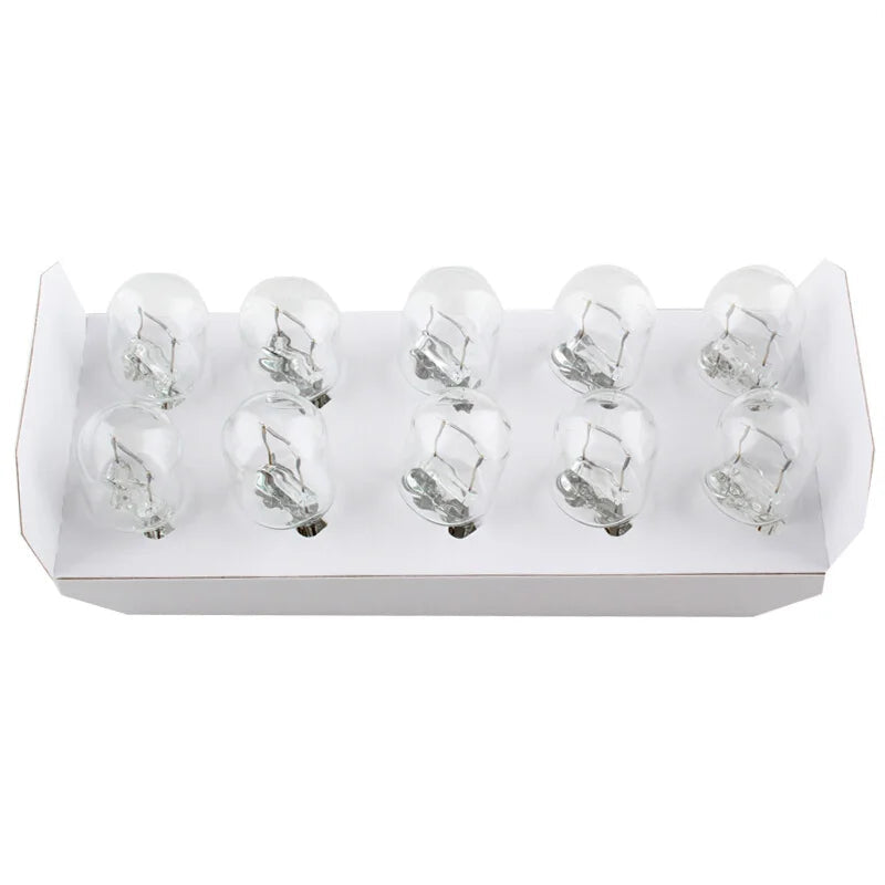 Pack of Philips light bulbs on a white background