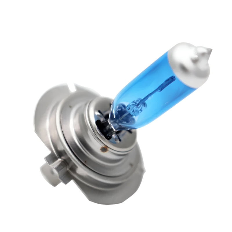 Philips car headlight bulb on a white background
