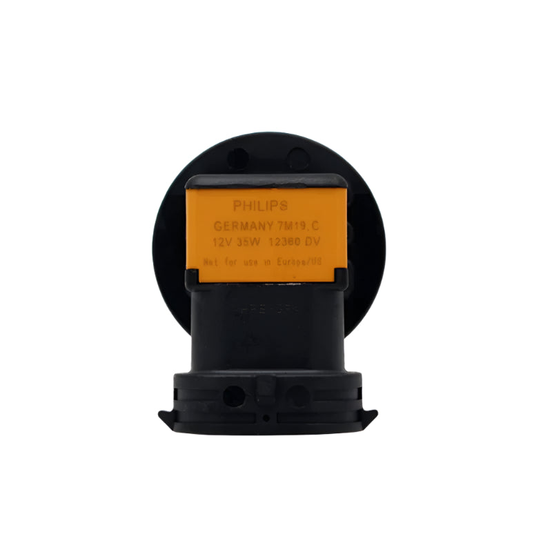 Philips car bulb on a white background
