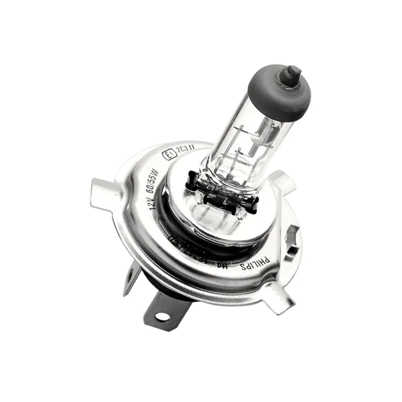 Philips car headlight bulb on a white background