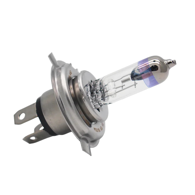 Car headlight bulb on a white background