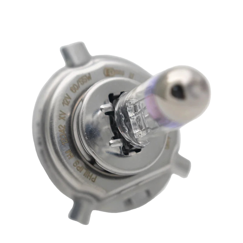 Philips car headlight bulb on a white background