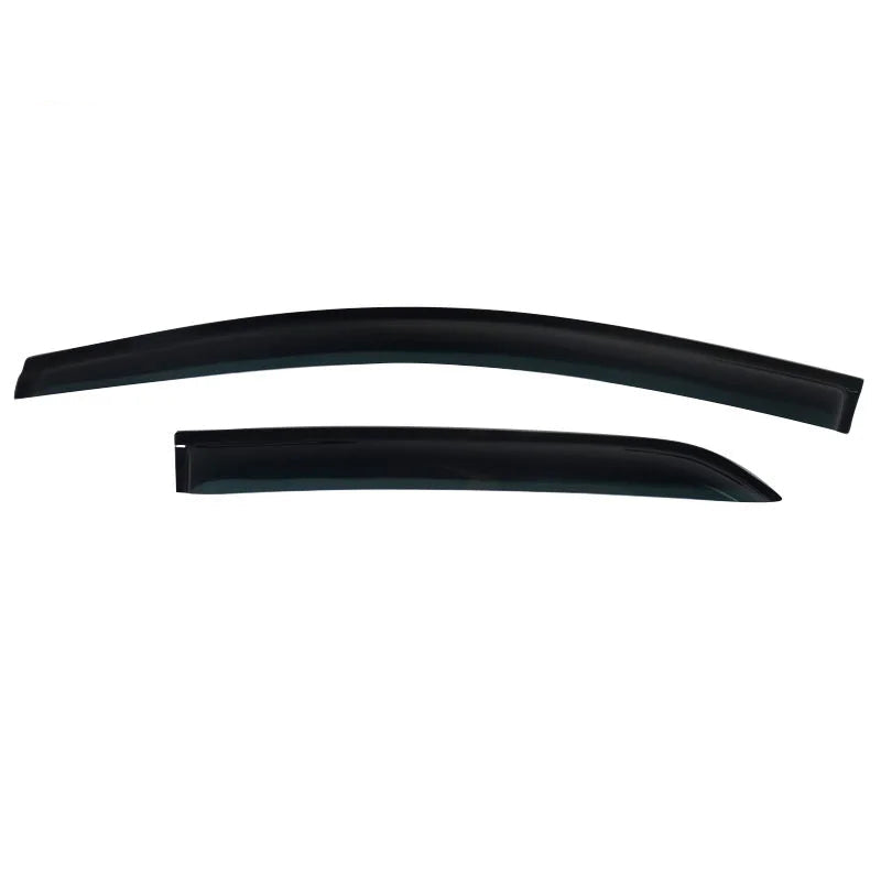 Black window visors for Toyota Vios XP90 / Yaris Sedan 2005–2013 – 4-piece ABS sun and rain guard set, easy no-drill installation