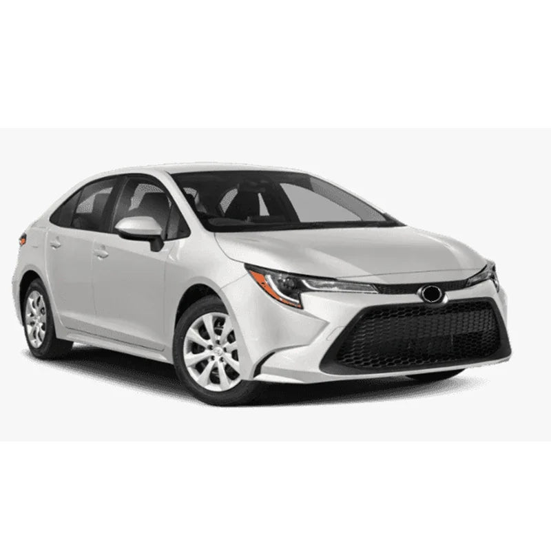White Toyota car on a white background with 'Sunz' logo above.
