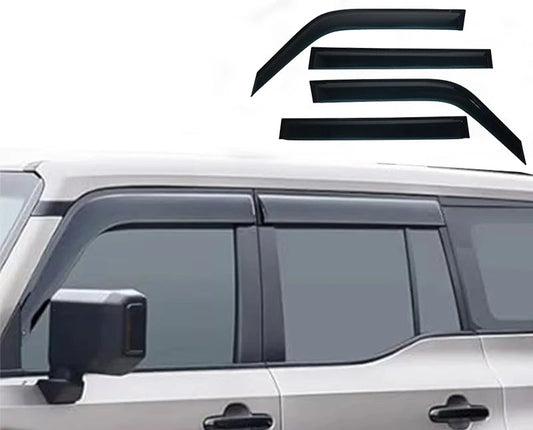 Window visors for Toyota Land Cruiser 250 with Sunz branding on a white background