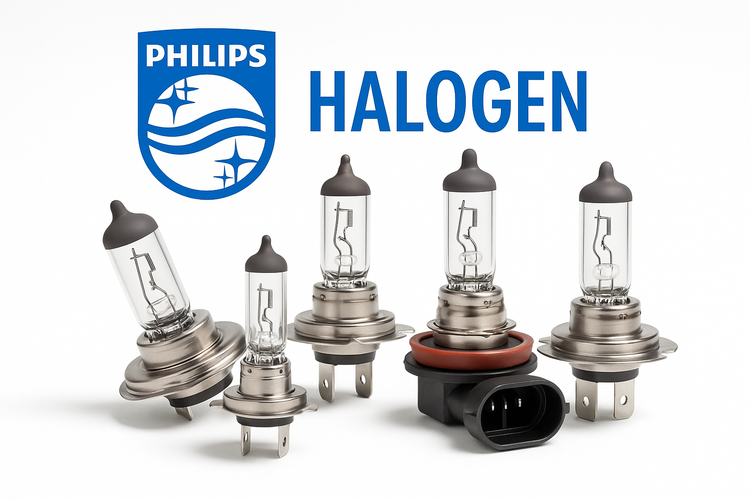 Philips Halogen Headlight Bulb Collection Brand & Model Logo