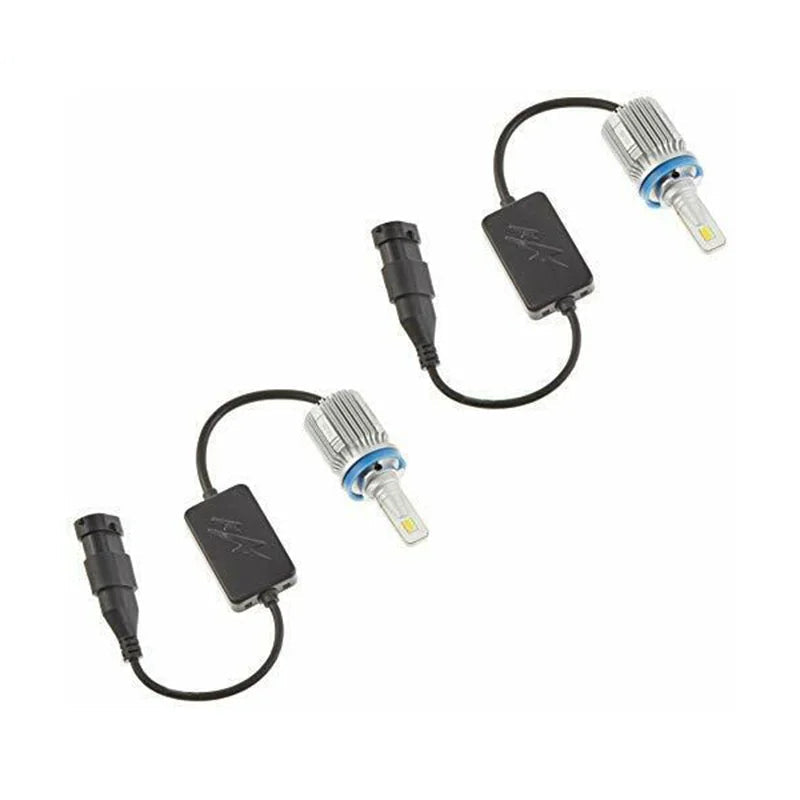 Philips car headlight bulb kit on a white background