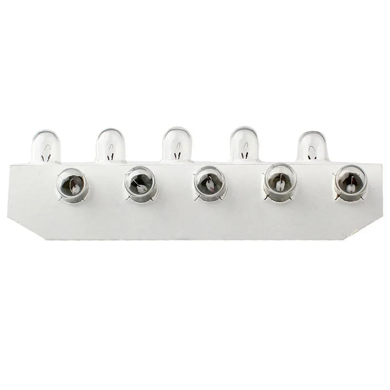 Philips light bulb holder with six sockets on a white background