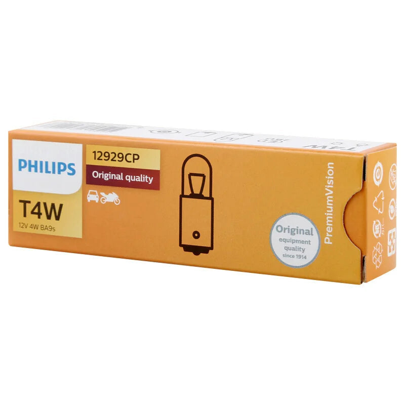 Philips bulb packaging on a white background