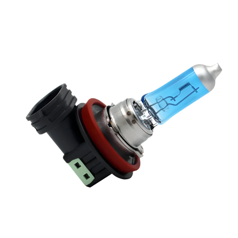 Philips car bulb on a white background