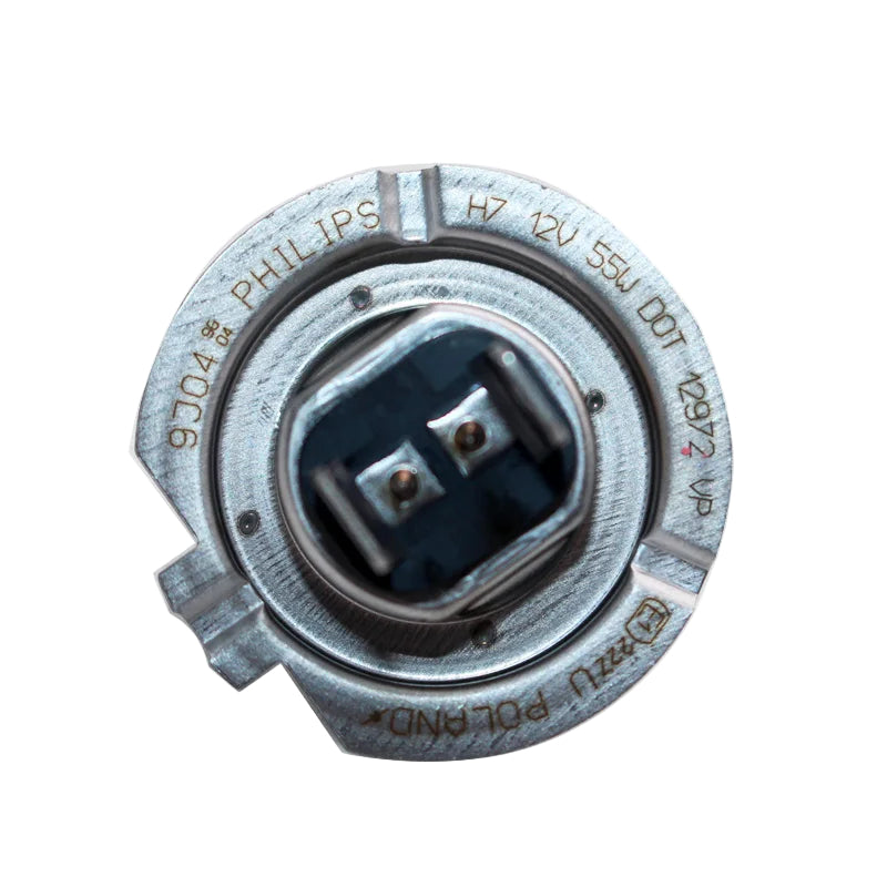Philips automotive light bulb on a white background