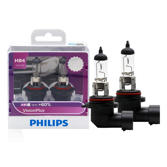 Philips car bulb packaging with two bulbs on a white background